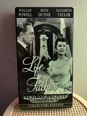 Life With Father Hollywood Classics Collectors Edition VHS Tape